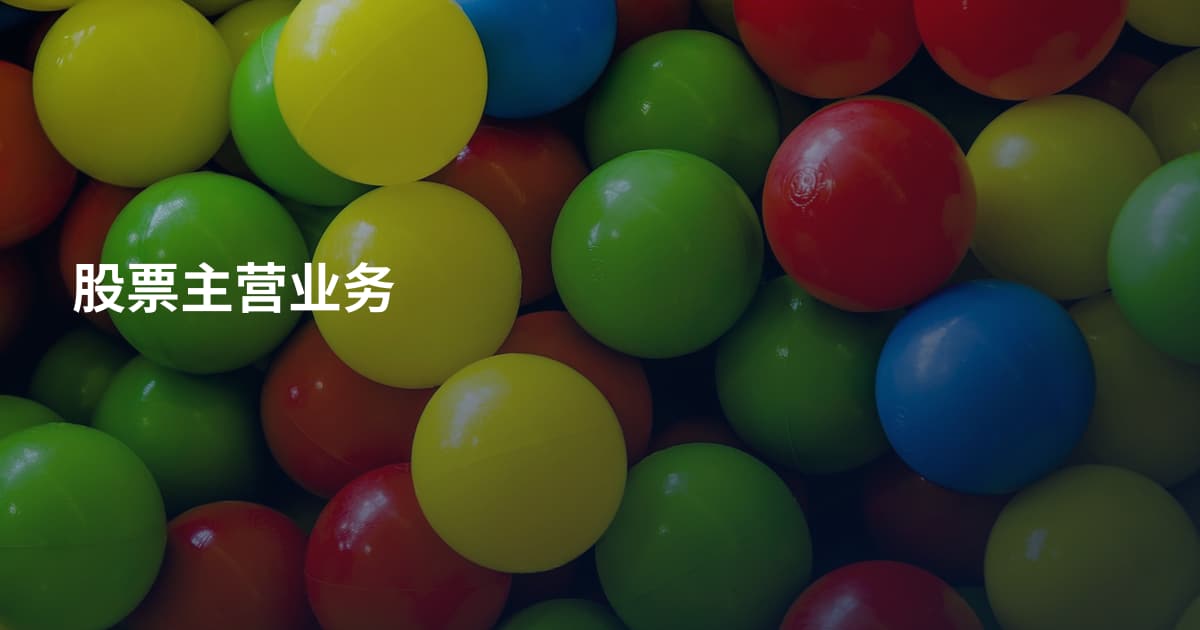 股票主营业务