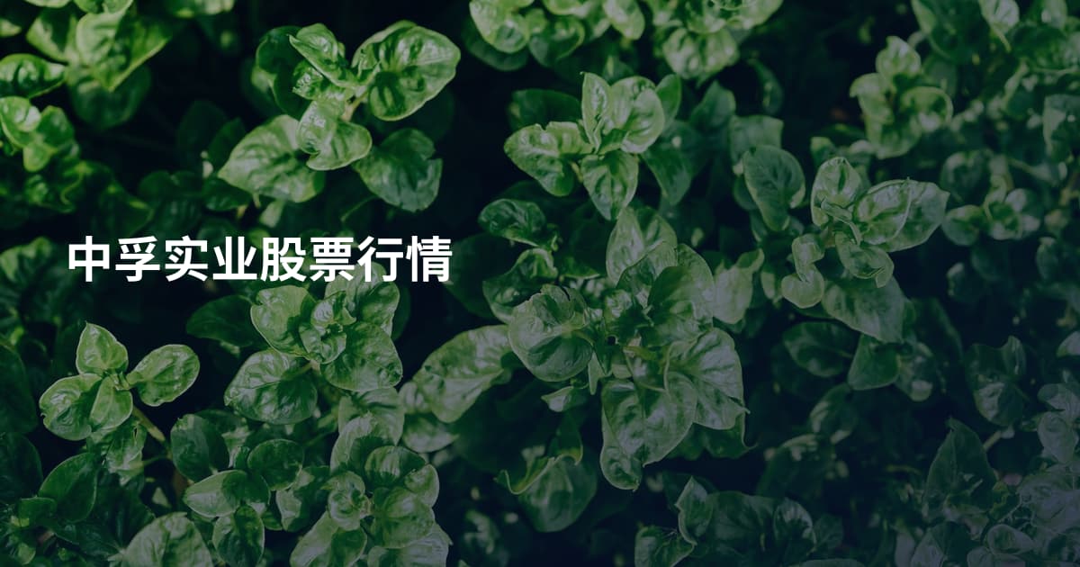 中孚实业股票行情