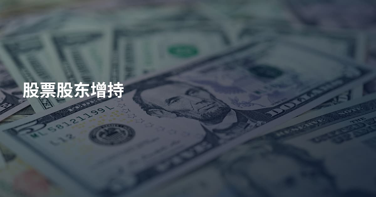 股票股东增持