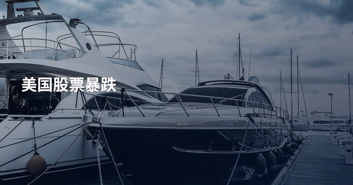 美国股票暴跌