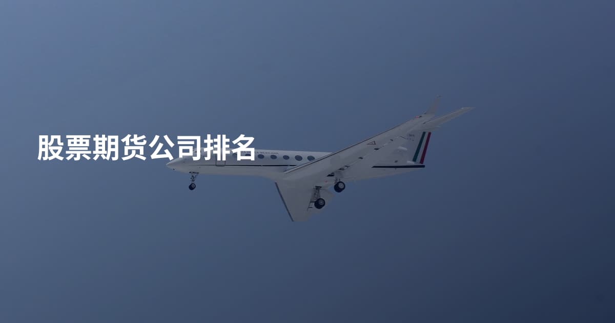 股票期货公司排名