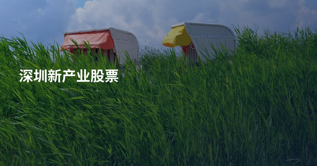 深圳新产业股票