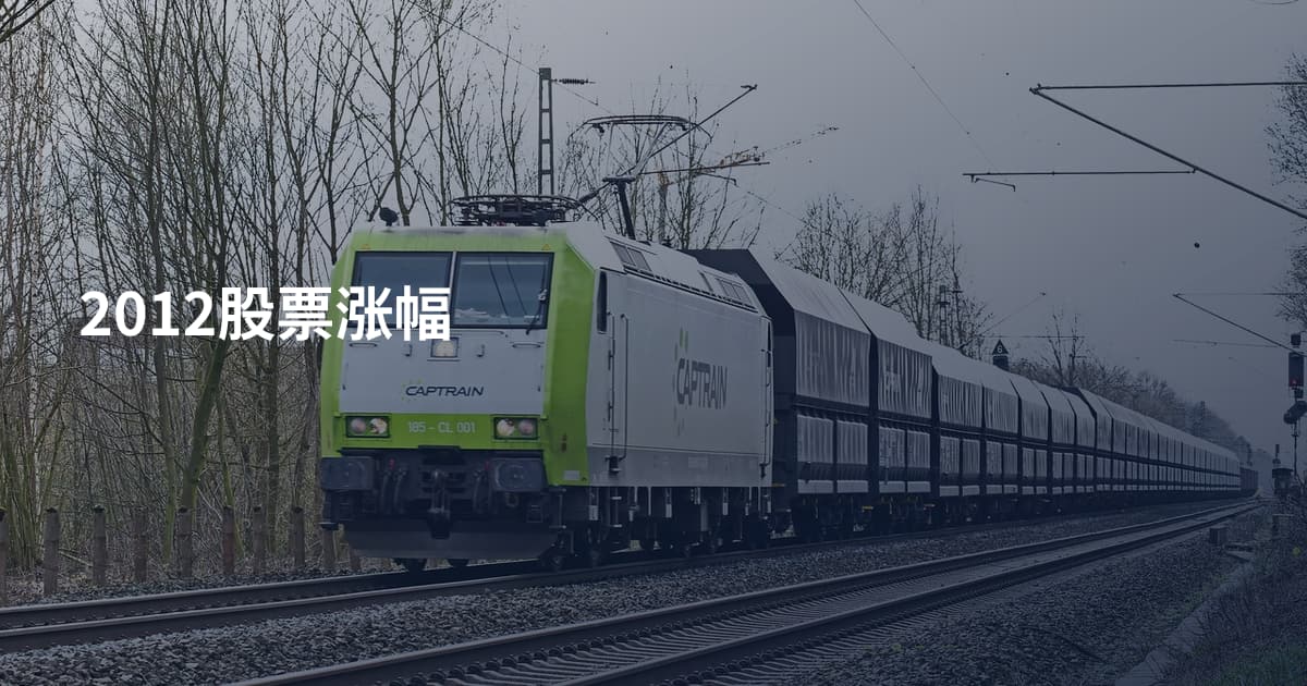 2012股票涨幅