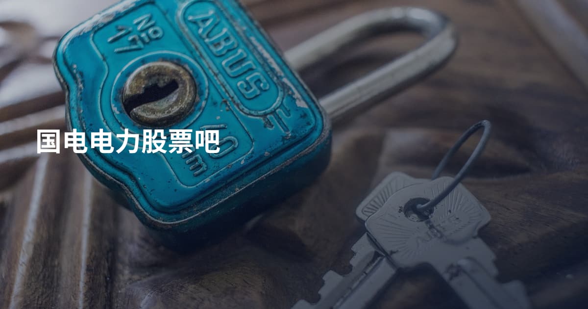 国电电力股票吧
