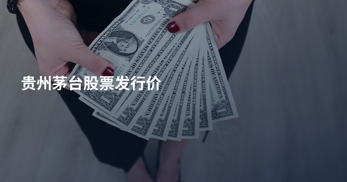贵州茅台股票发行价