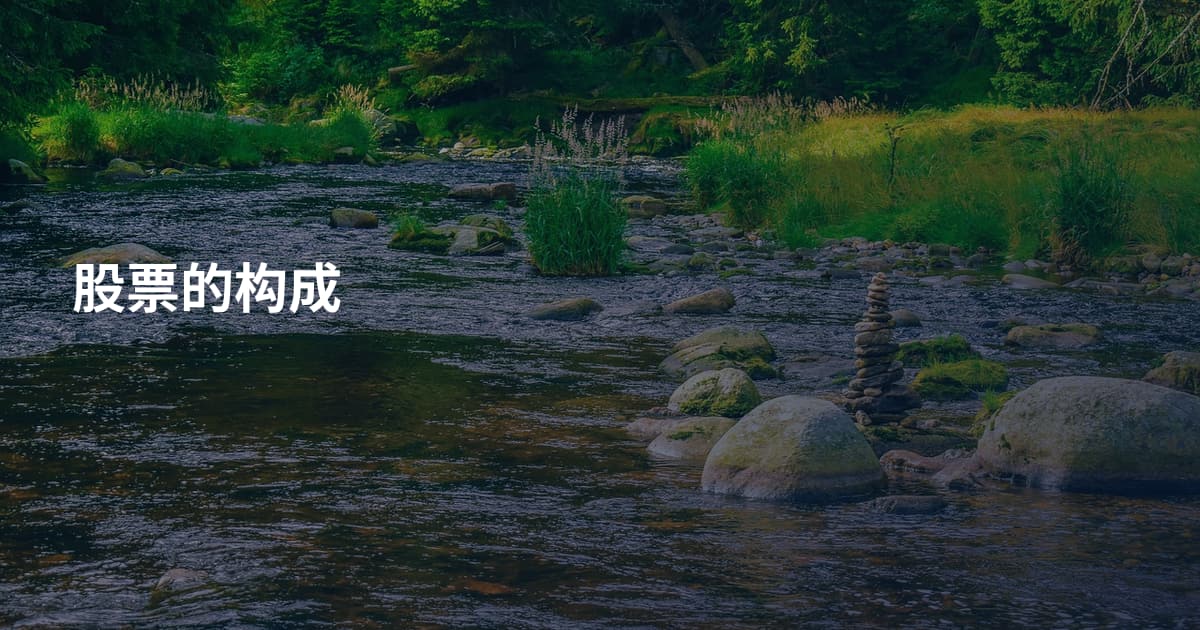股票的构成