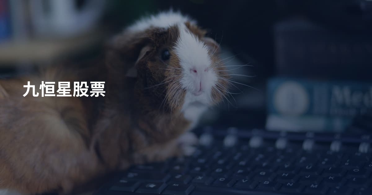 九恒星股票