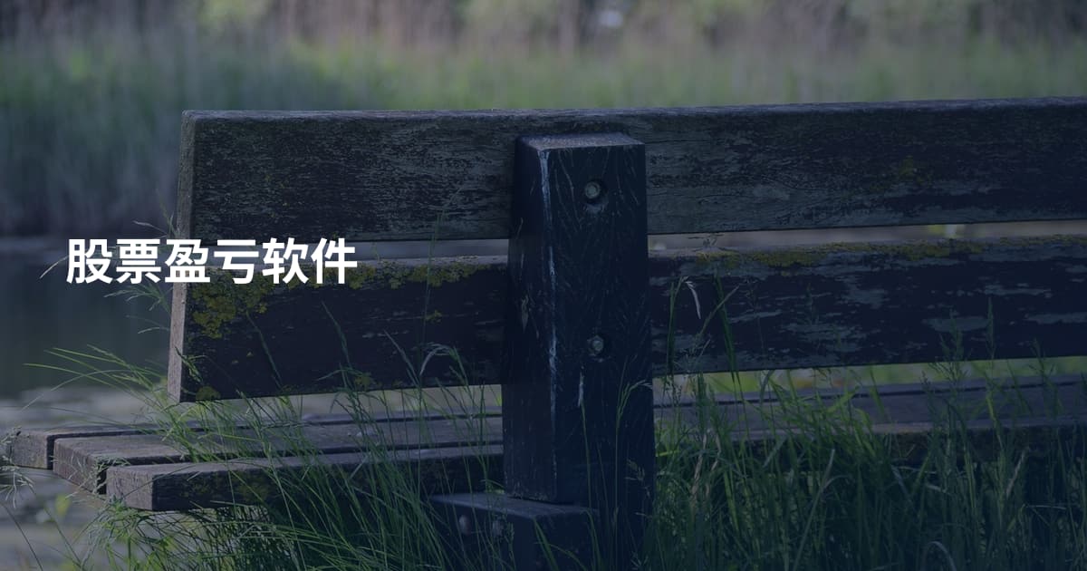 股票盈亏软件
