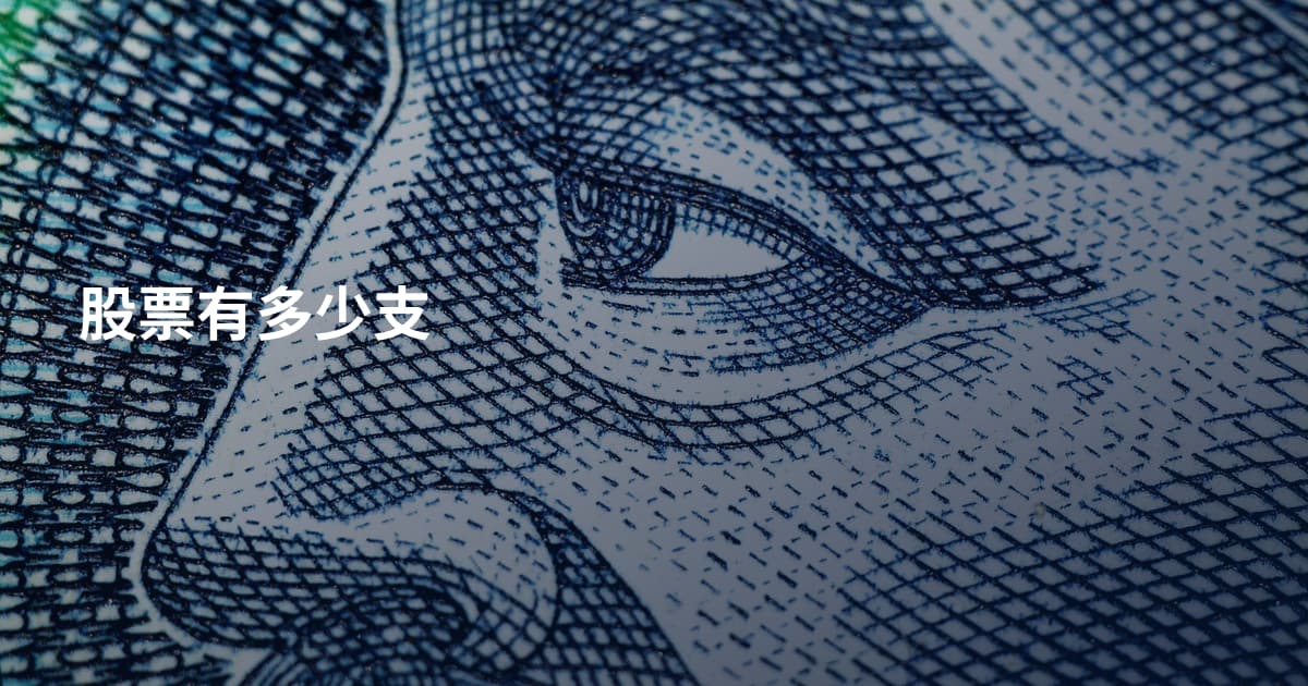 股票有多少支