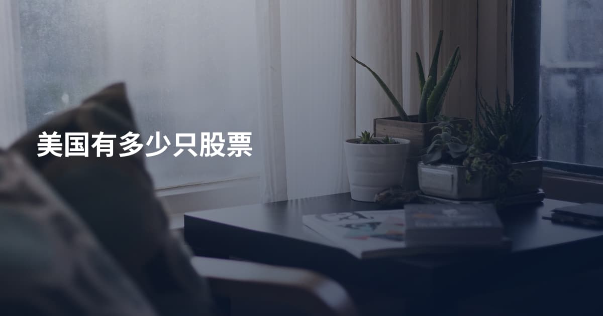 美国有多少只股票