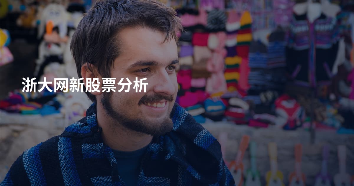 浙大网新股票分析