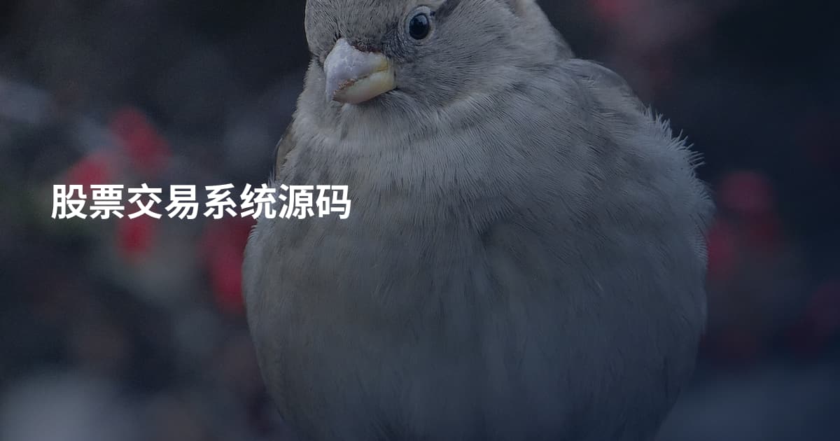 股票交易系统源码