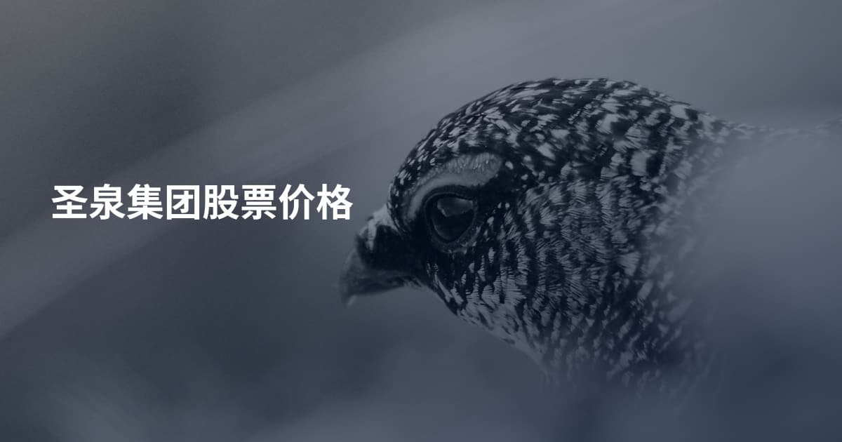 圣泉集团股票价格