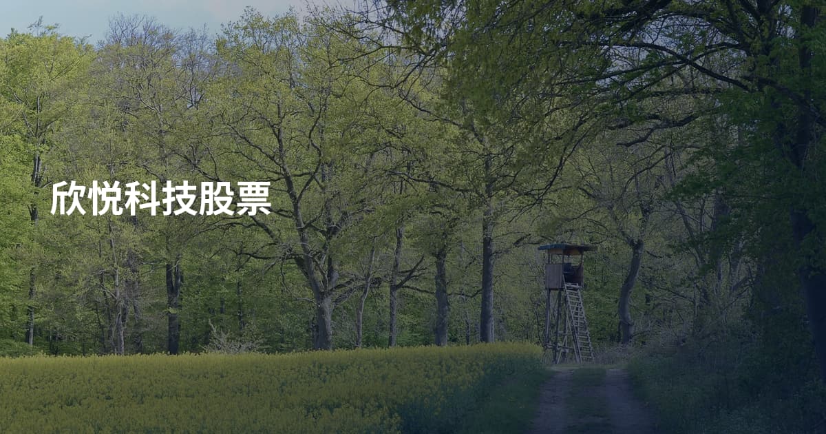 欣悦科技股票