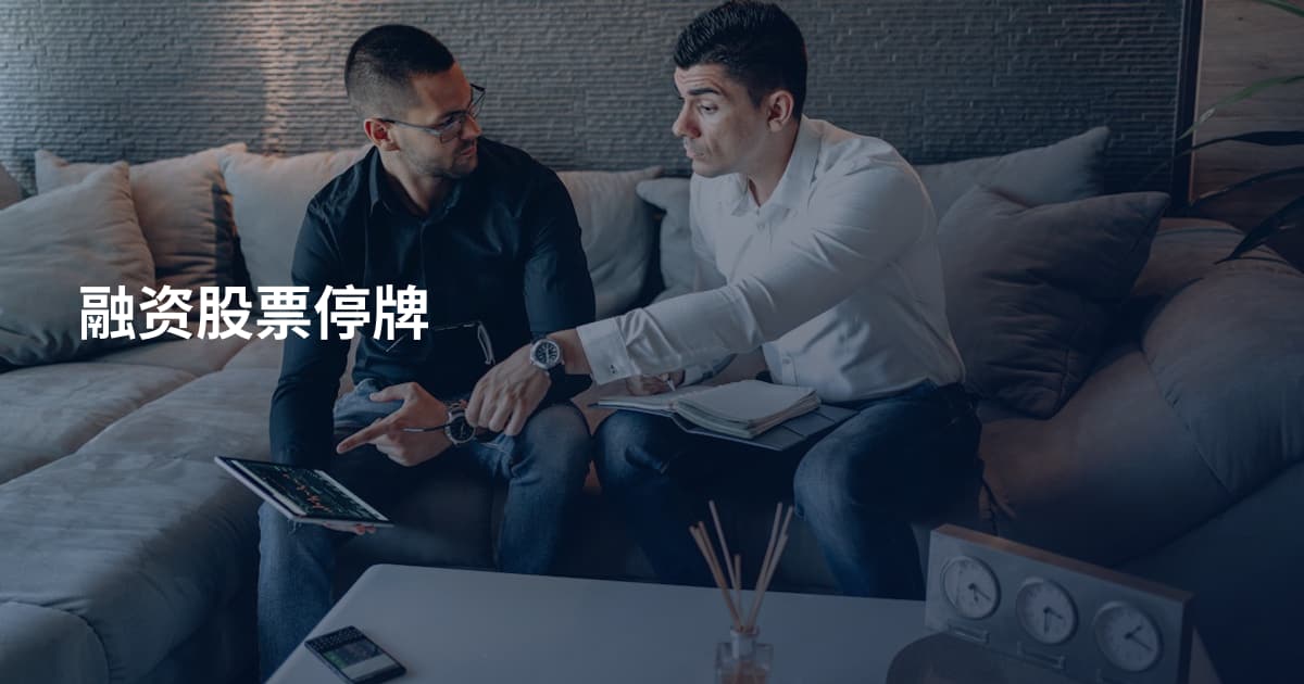 融资股票停牌