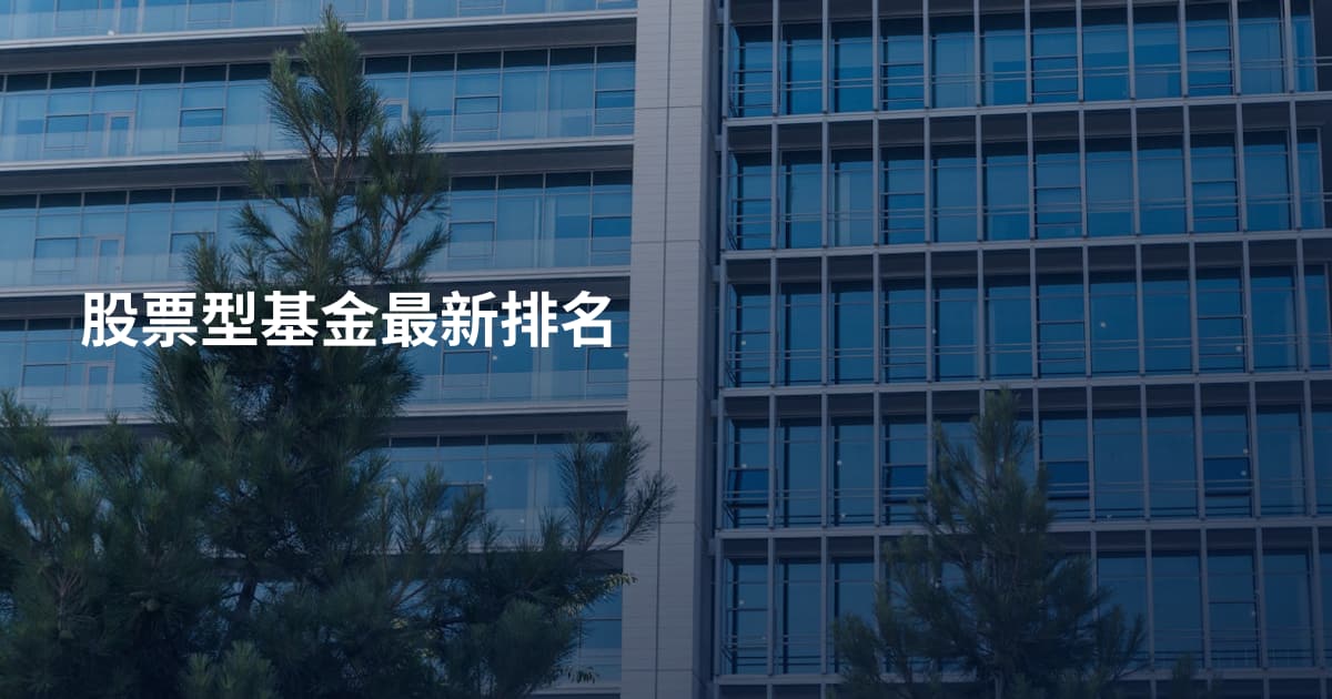 股票型基金最新排名