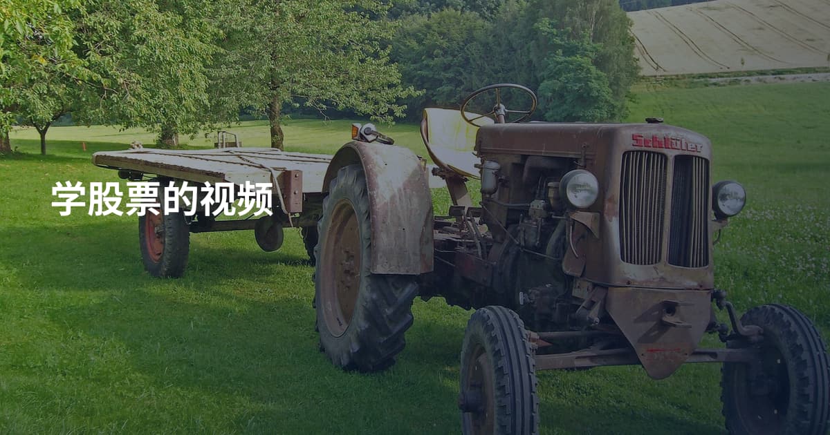 学股票的视频