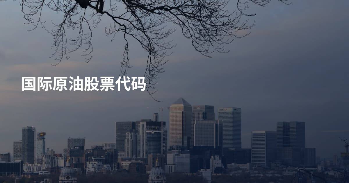 国际原油股票代码