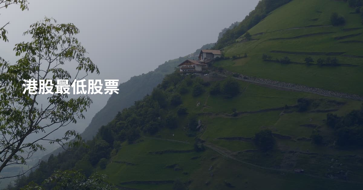 港股最低股票