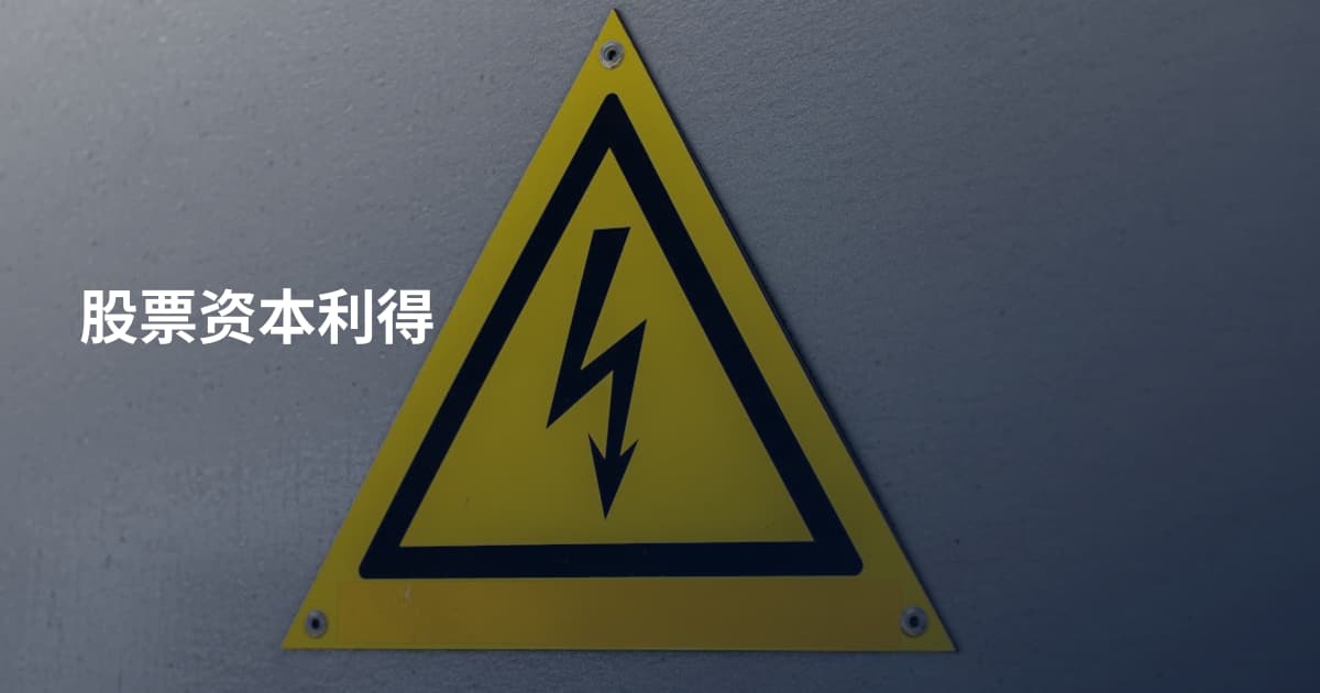 股票资本利得