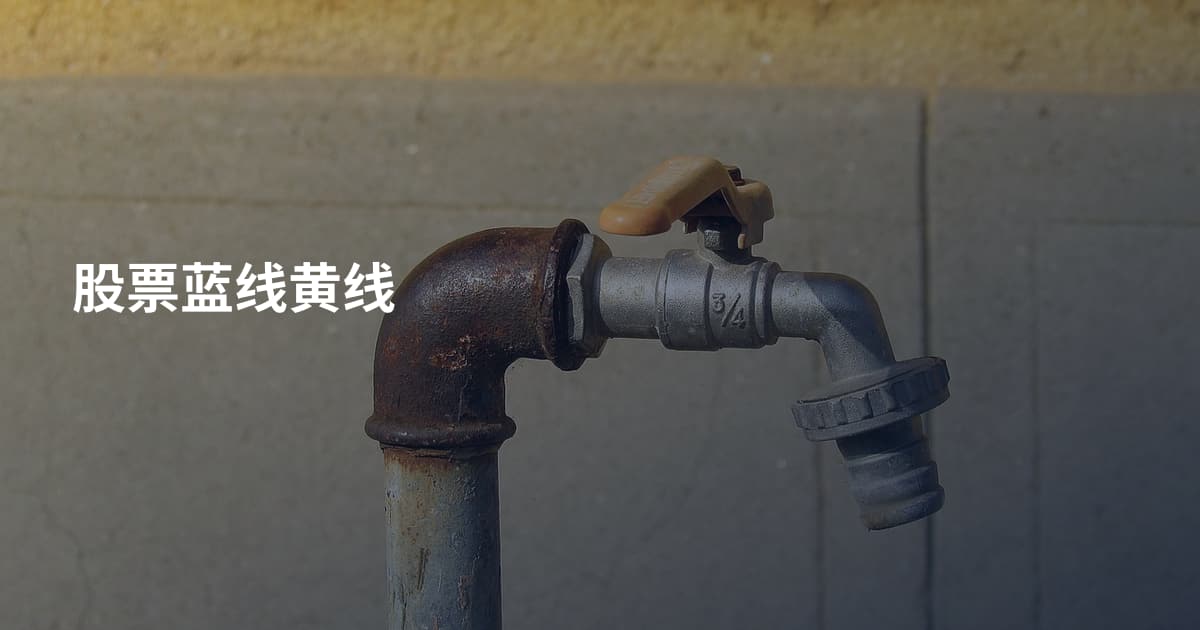 股票蓝线黄线