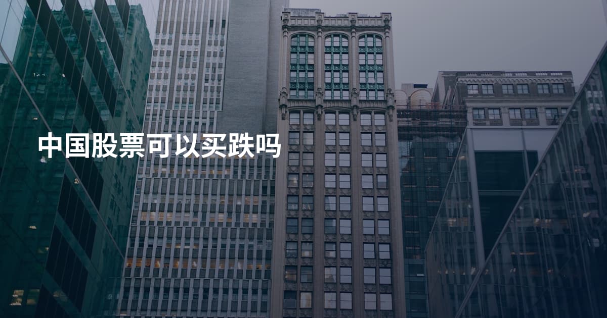中国股票可以买跌吗