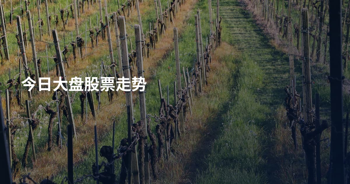 今日大盘股票走势