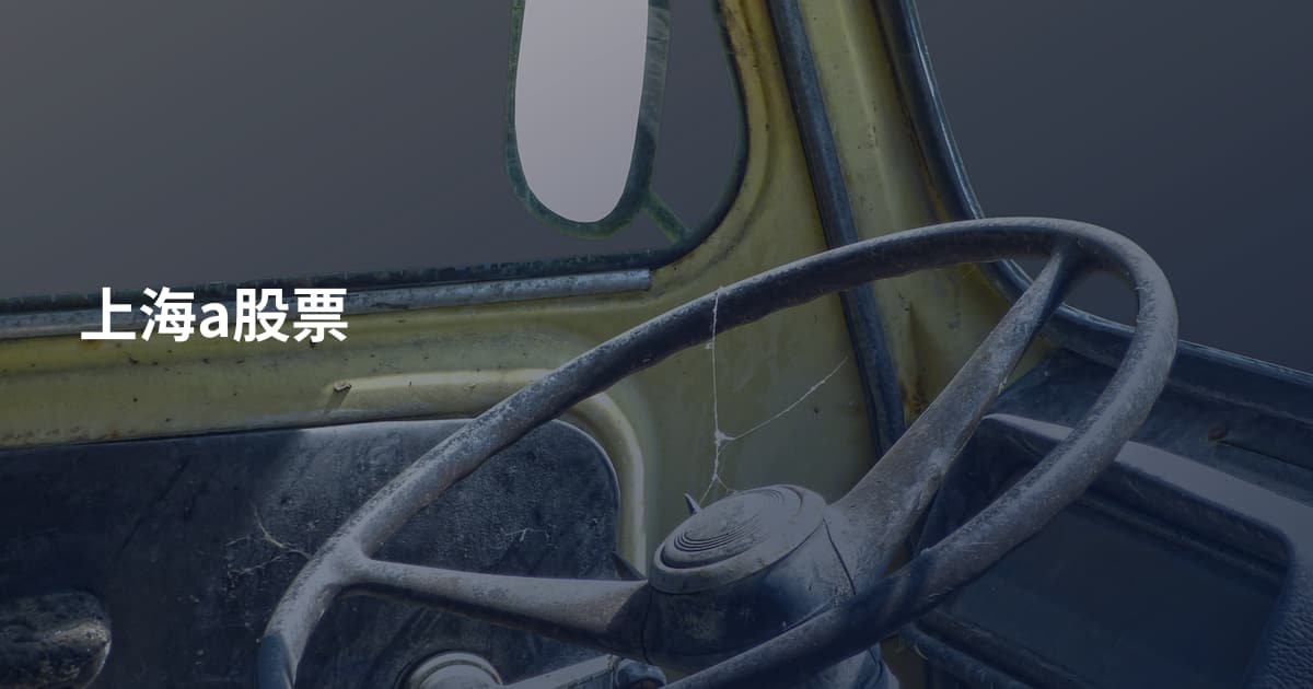 上海a股票