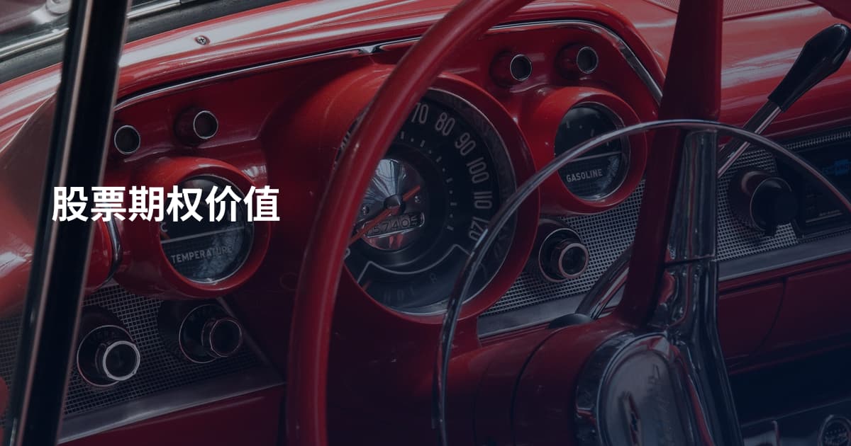 股票期权价值