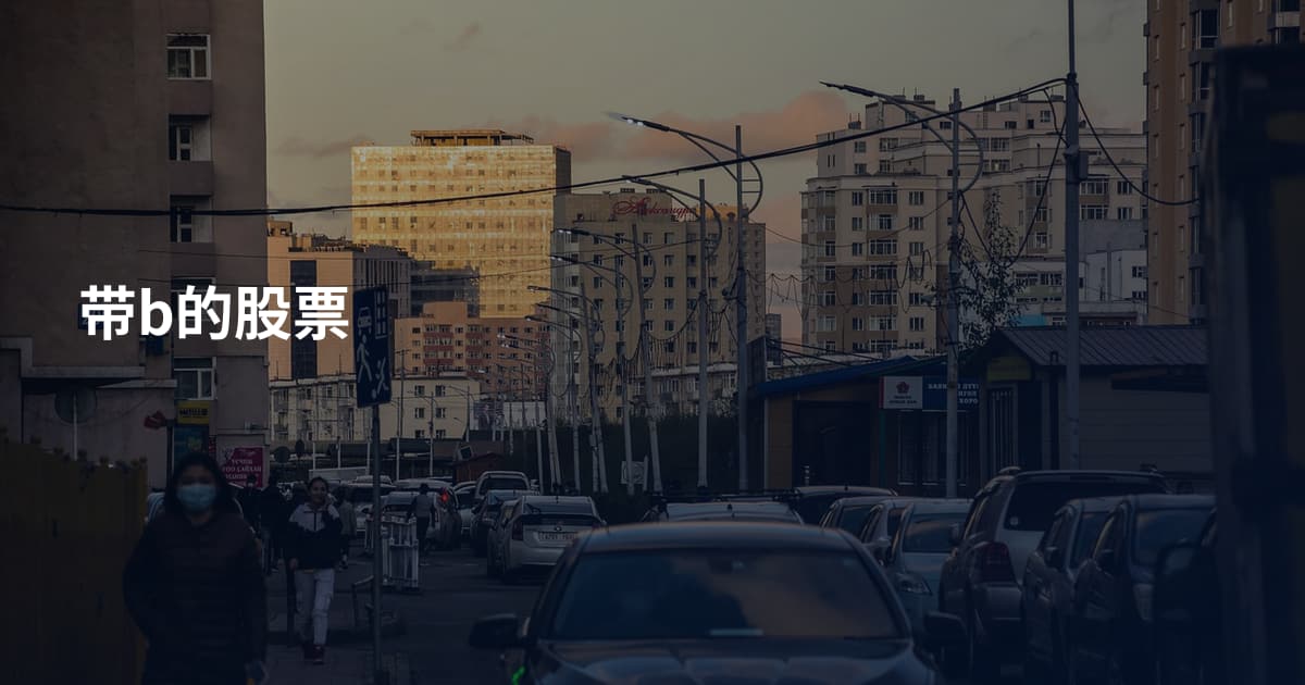 带b的股票