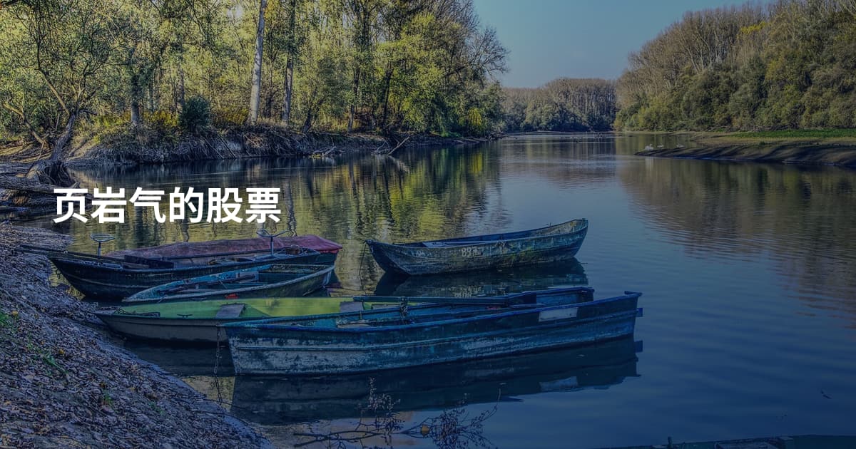 页岩气的股票