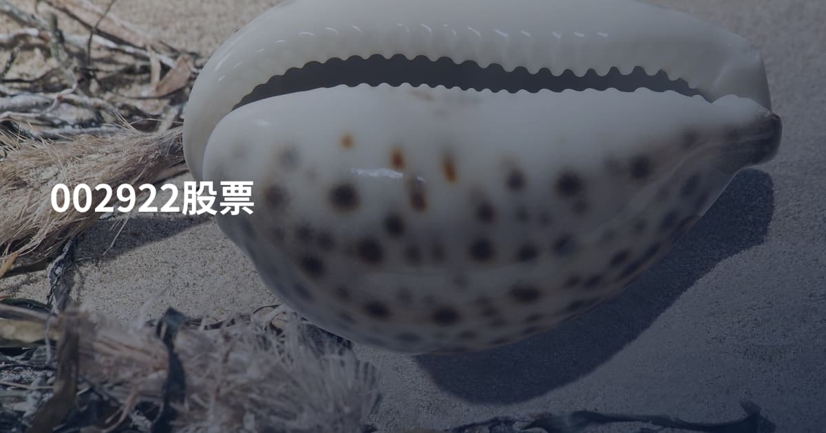 002922股票