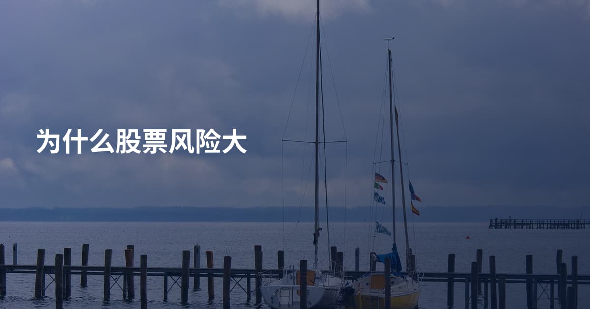 为什么股票风险大