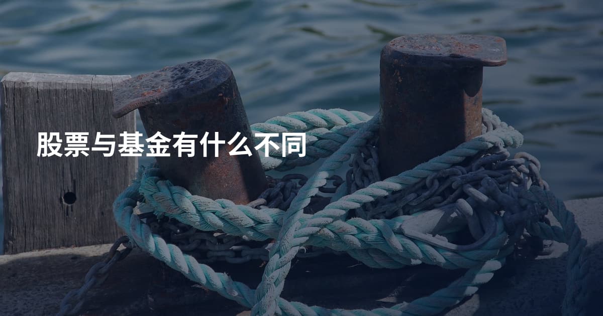 股票与基金有什么不同