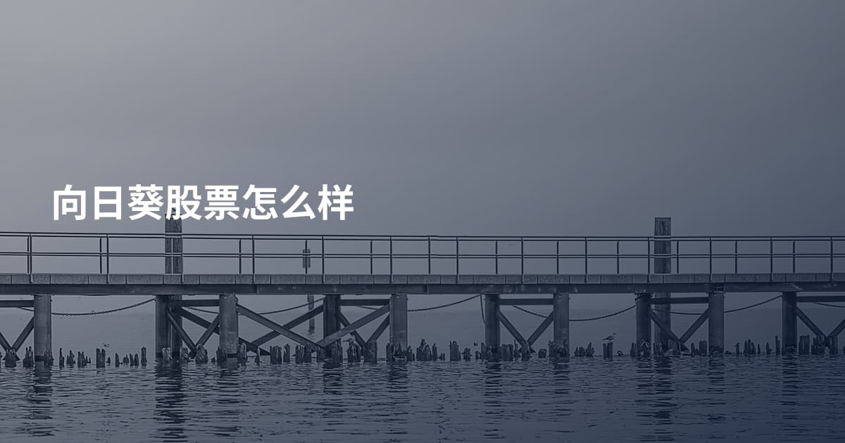 向日葵股票怎么样