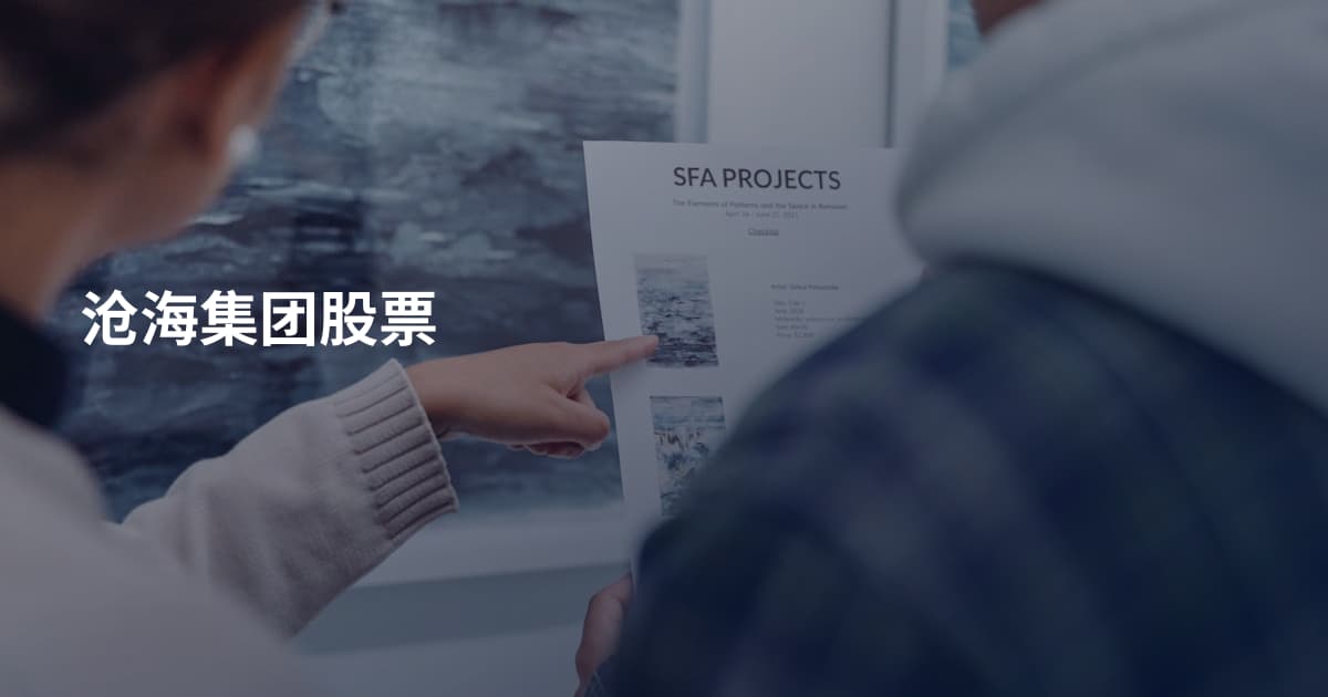 沧海集团股票