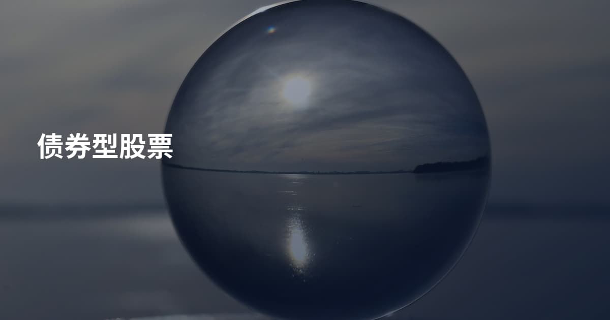 债券型股票