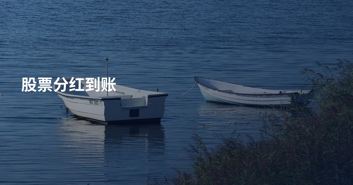 股票分红到账