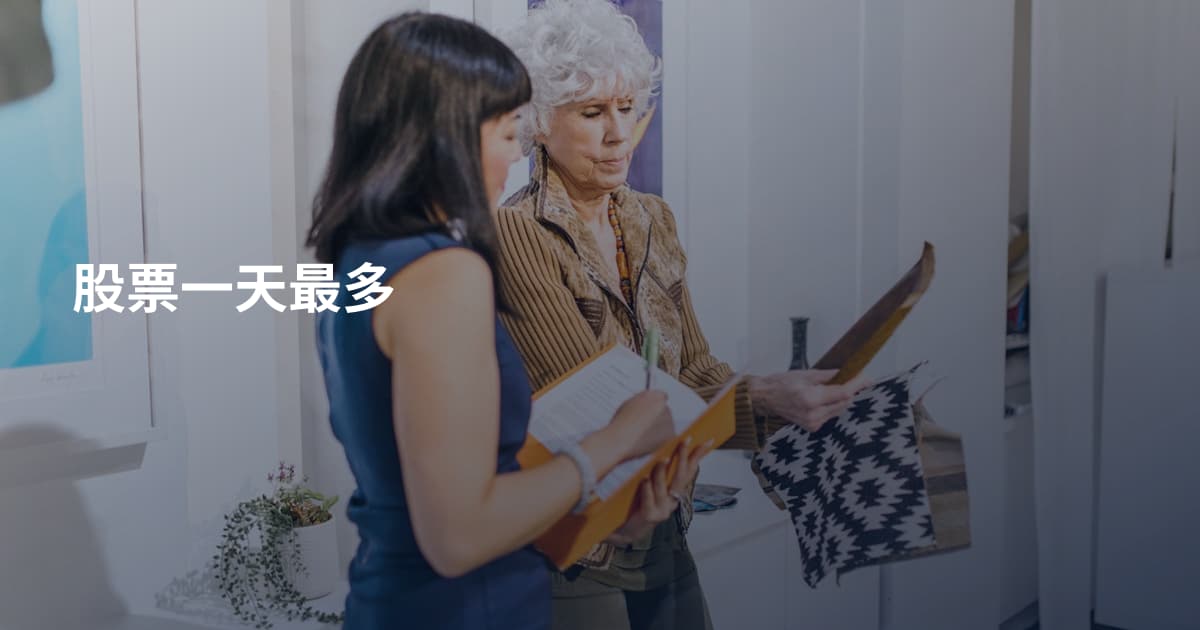 股票一天最多