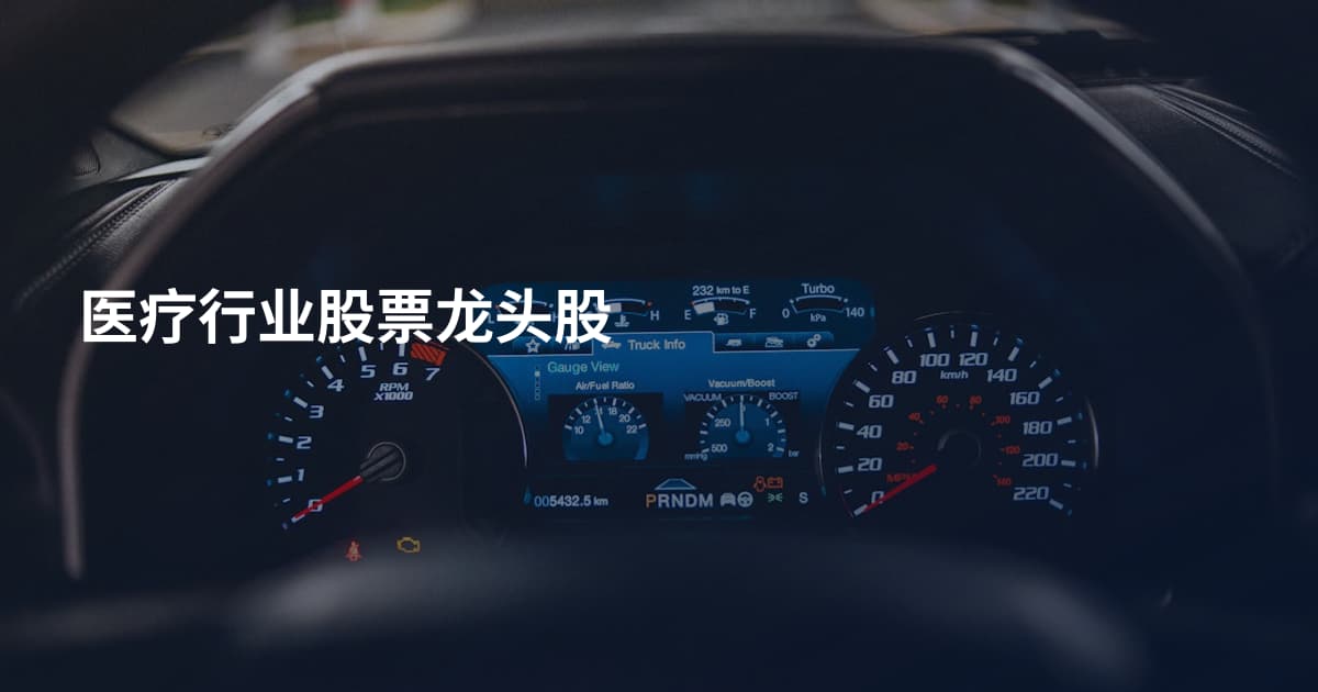 医疗行业股票龙头股