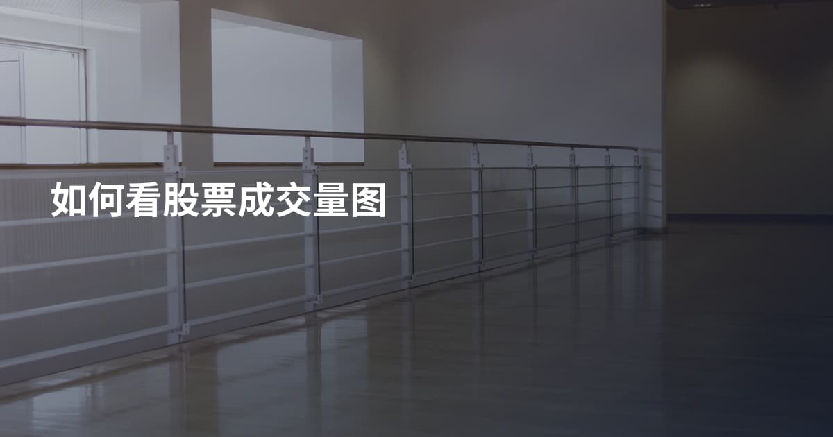 如何看股票成交量图
