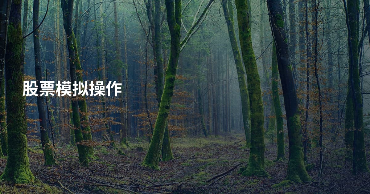 股票模拟操作