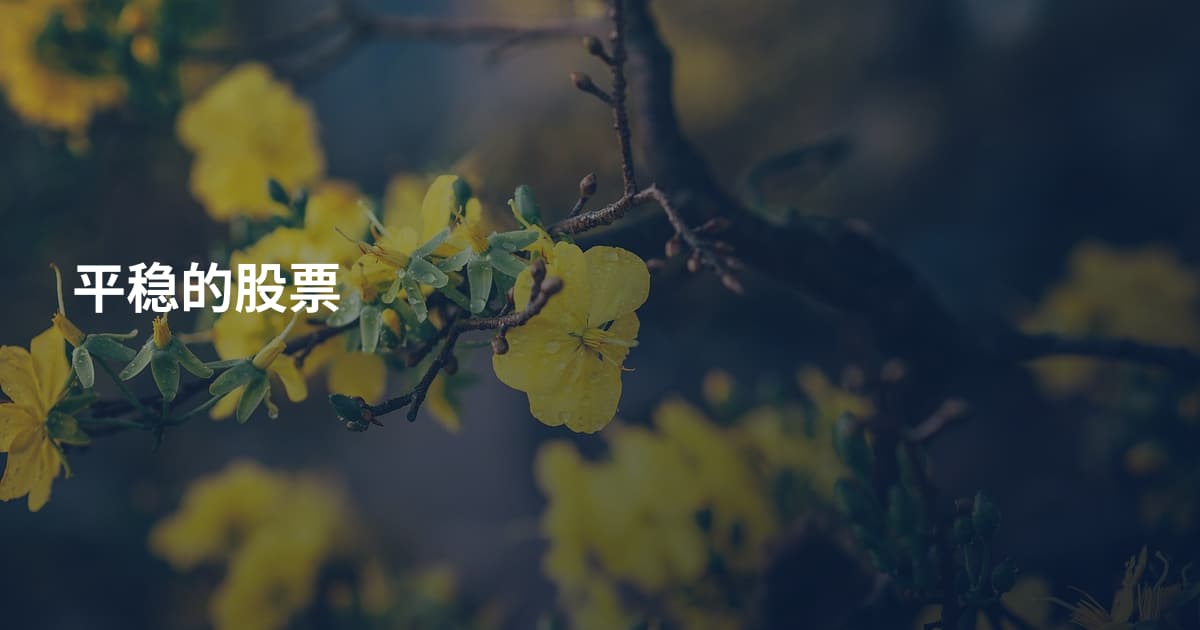 平稳的股票