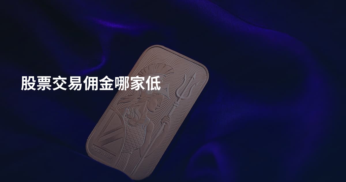 股票交易佣金哪家低