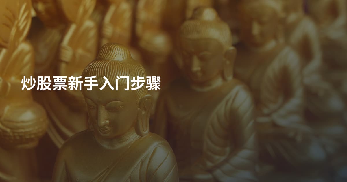 炒股票新手入门步骤