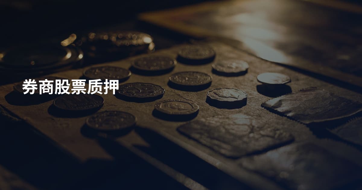 券商股票质押