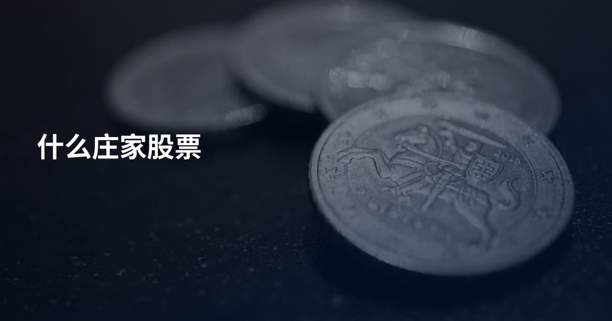 什么庄家股票