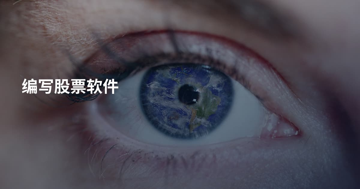 编写股票软件