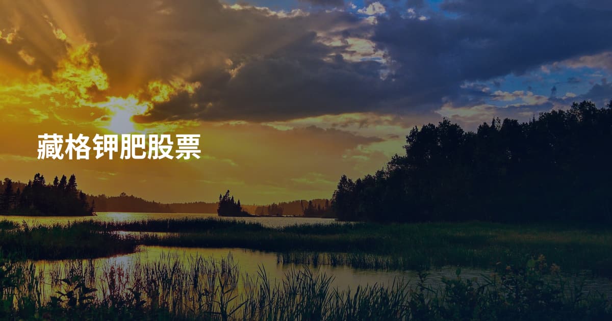藏格钾肥股票