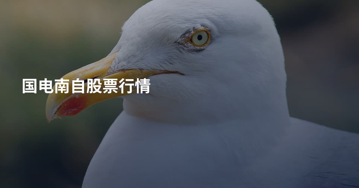 国电南自股票行情